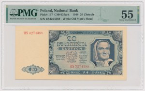 20 zloty 1948 - BS