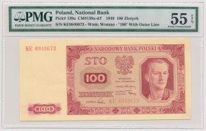 100 złotych 1948 - KE