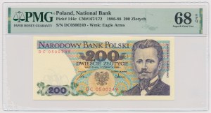 200 zloty 1986 - DC