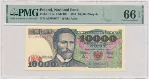 10,000 zloty 1987 - A