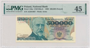 500,000 zloty 1990 - A