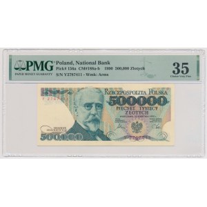 500.000 złotych 1990 - Y - bardzo Ładny