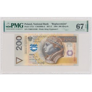200 złotych 1994 - YB