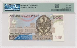500 zloty 2017 - AJ 0123456 - number COLLECTED.