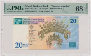 20 zl 2017 Coronation of the Image of Our Lady of Jasna Gora