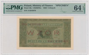 5 złotych 1926 - WZÓR - A
