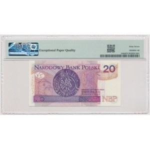 20 złotych 2016 - BM 0001111 - Ładny i Niski numer