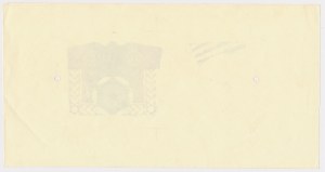COLOR SAMPLE of the obverse subprint up to PLN 50,000 1989 Staszic