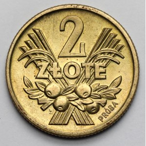 Próba MOSIĄDZ 2 złote 1958 Jagody