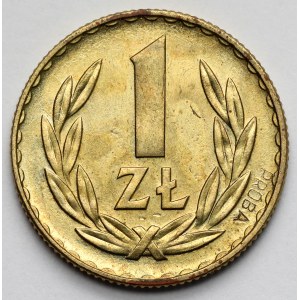 Próba MOSIĄDZ 1 złoty 1949 - PRÓBA nisko