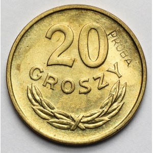 Próba MOSIĄDZ 20 groszy 1949