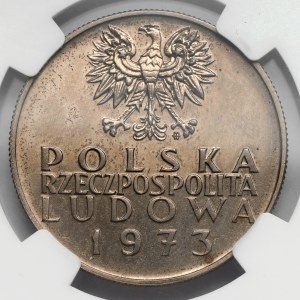 Próba MIEDZIONIKIEL 10 złotych 1973, 200 lat KEN - kaganek