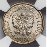 Próba MIEDZIONIKIEL małe 2 złote 1984 - RZADKOŚĆ
