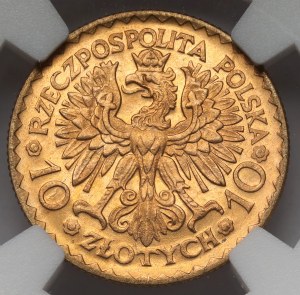 10 zlatých 1925 Chrobry