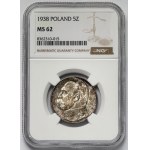 Piłsudski 5 złotych 1938