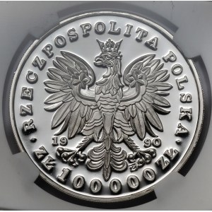 Mały Tryptyk 100.000 złotych 1990 Piłsudski