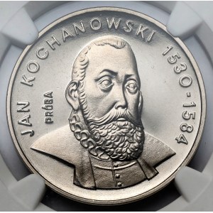 Próba NIKIEL 100 złotych 1980 Jan Kochanowski - duża głowa