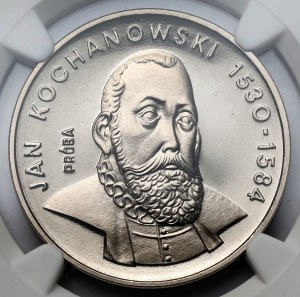 Próba NIKIEL 100 złotych 1980 Jan Kochanowski - duża głowa