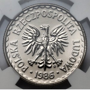 Próba NIKIEL 1 złoty 1986
