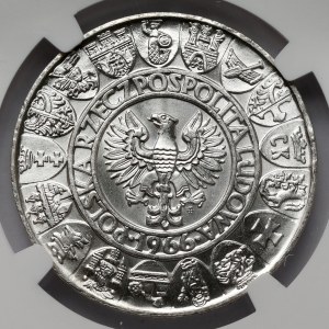 Próba SREBRO 100 złotych 1966 Mieszko i Dąbrówka - półpostacie