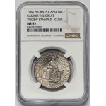 Próba CuNi 10 złotych 1964 Kazimierz Wielki