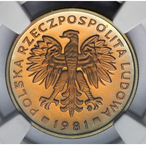 2 złote 1981 - LUSTRZANE