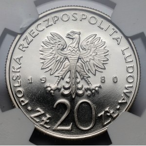 20 złotych 1980 Dar Pomorza - LUSTRZANE