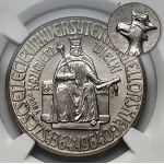Sample NIKIEL 10 gold 1964 Casimir the Great - eagle in the CORONA