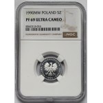 5 złotych 1990 - LUSTRZANE