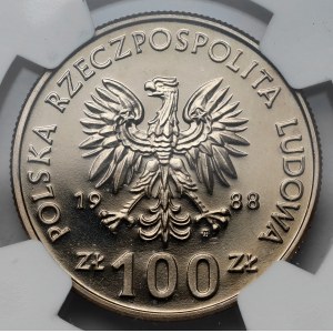 100 złotych 1988 Jadwiga - LUSTRZANE