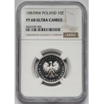 10 złotych 1987 - LUSTRZANE