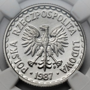 1 złoty 1987 - LUSTRZANY