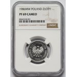 1 złoty 1986 - LUSTRZANY
