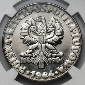 Próba NIKIEL 10 złotych 1964 Drzewo