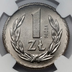 Próba NIKIEL 1 złoty 1957