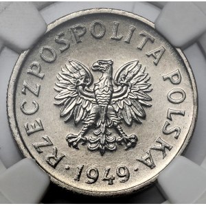 Próba NIKIEL 50 groszy 1949