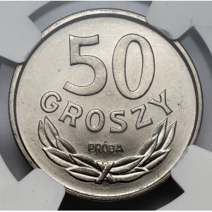 Próba NIKIEL 50 groszy 1986