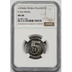Próba NIKIEL 5 złotych 1979