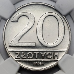 Próba NIKIEL 20 złotych 1984