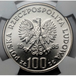 Próba NIKIEL 100 złotych 1985 Przemysław II