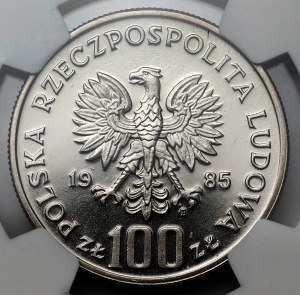 Próba NIKIEL 100 złotych 1985 Przemysław II