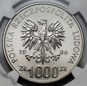 NIKIEL 1 000 zlatých vzorků 1986 Mistrovství světa v Mexiku