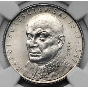 Próba NIKIEL 10 złotych 1967 Świerczewski - bez czapki