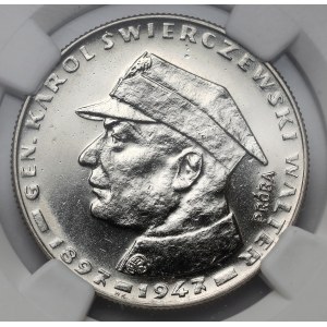 Próba NIKIEL 10 złotych 1967 Świerczewski - w czapce
