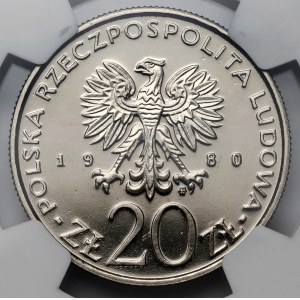 Próba NIKIEL 20 złotych 1980 Walki Barykadowe