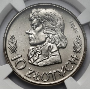 Próba NIKIEL 10 złotych 1960 Kościuszko - popiersie