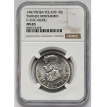 Próba NIKIEL 10 złotych 1960 Kościuszko - popiersie