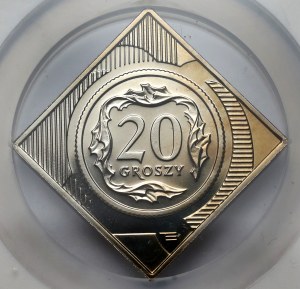 Clipping 20 pennies 2005