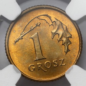 1 grosz 1992 - SKRĘTKA
