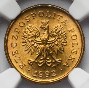 1 grosz 1992 - SKRĘTKA